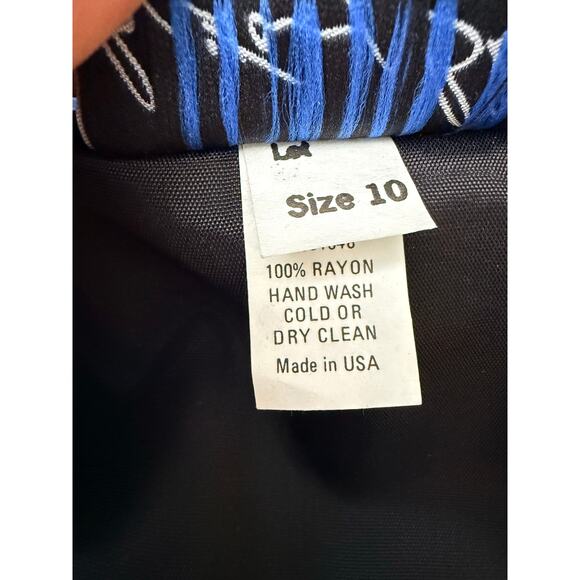 Vintage 90s Patchwork Lace Vest – Size 10 (Made in USA) - Picture 4 of 4